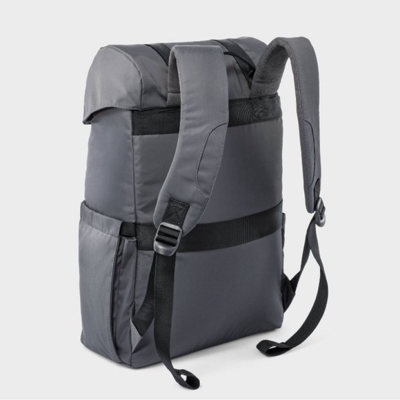 Open Story Fitted Flap Backpack - Gray NWT - Picture 3 of 9